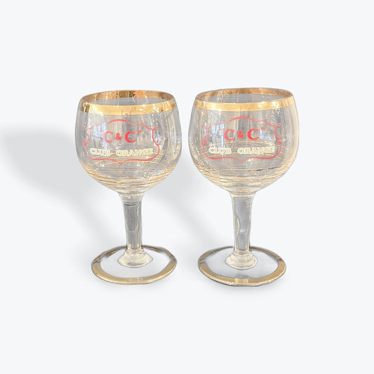 Vintage C & C Gold Rimmed Glasses