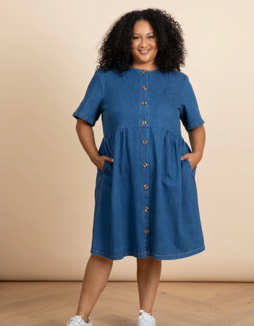 Frock Me Out Denim Smock Dress