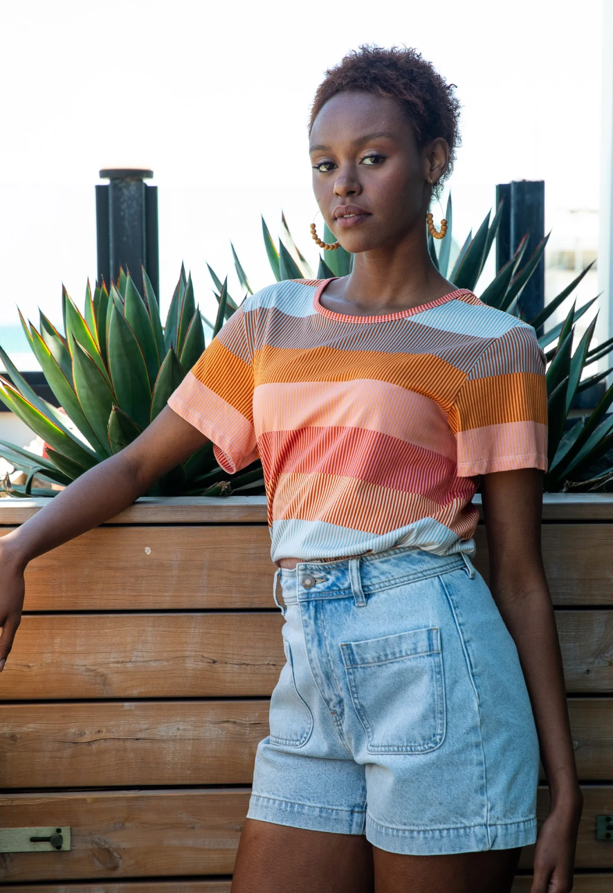 Frock Me Out - Sunset Tee